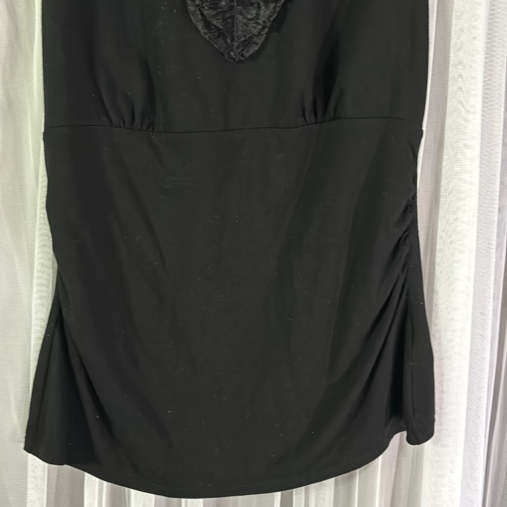 Sexy ruffled sheer collar top! - Picture 5 of 7